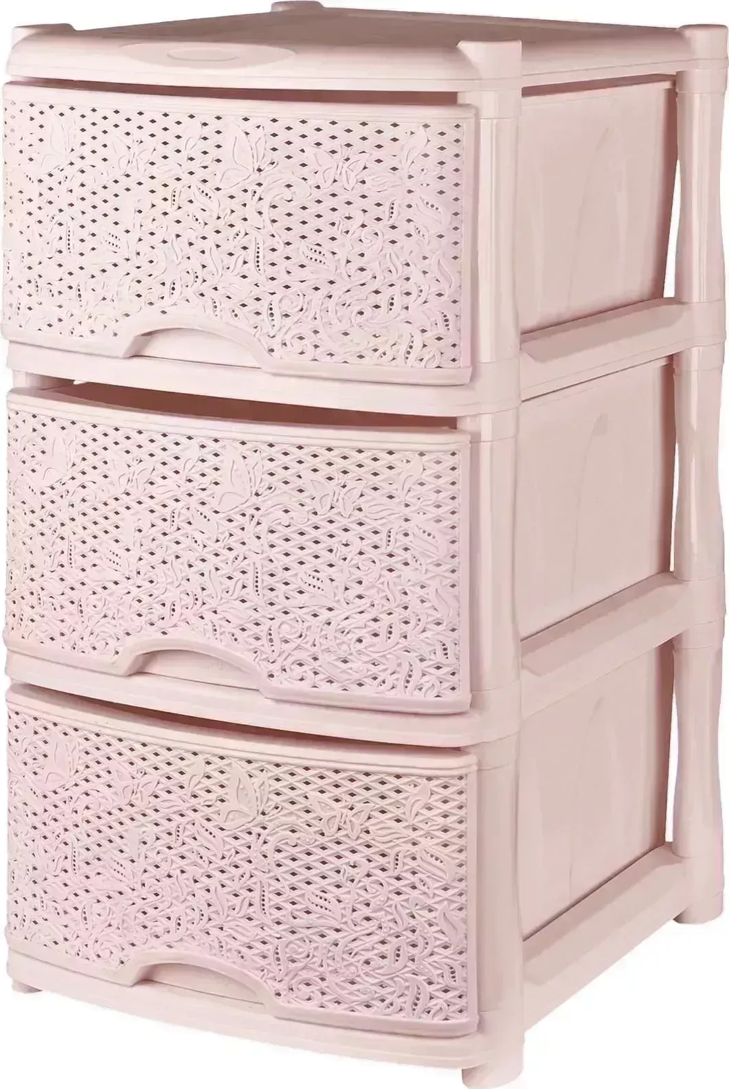 Комод KEEPLEX KL377012005 Fiori трехсекционный 50х41,5х45см бежевый топаз