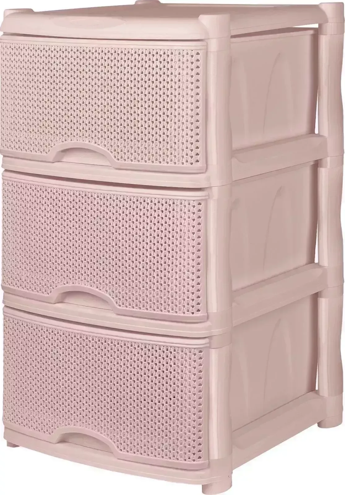 Комод KEEPLEX KL378312005 Ajur трехсекционный 50х41,5х45см бежевый топаз