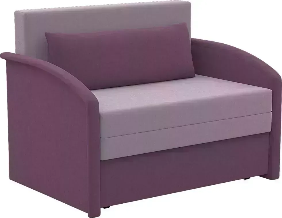 Кровать ЭЛЕГИЯ ДМ 001.02 Диван- "Малыш" 1000 (CATANIA PLUM,CATANIA MIST LAVANDER)