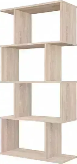 Стеллаж POLINI Home Smart фигурный 4 секции, дуб (1кор)