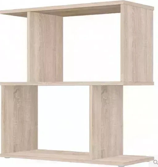 Стеллаж POLINI Home Smart фигурный 2 секции, дуб (1кор)