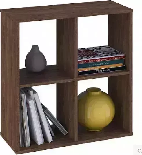 Стеллаж POLINI Home Smart Кубический 4 секции, винтаж (1кор)
