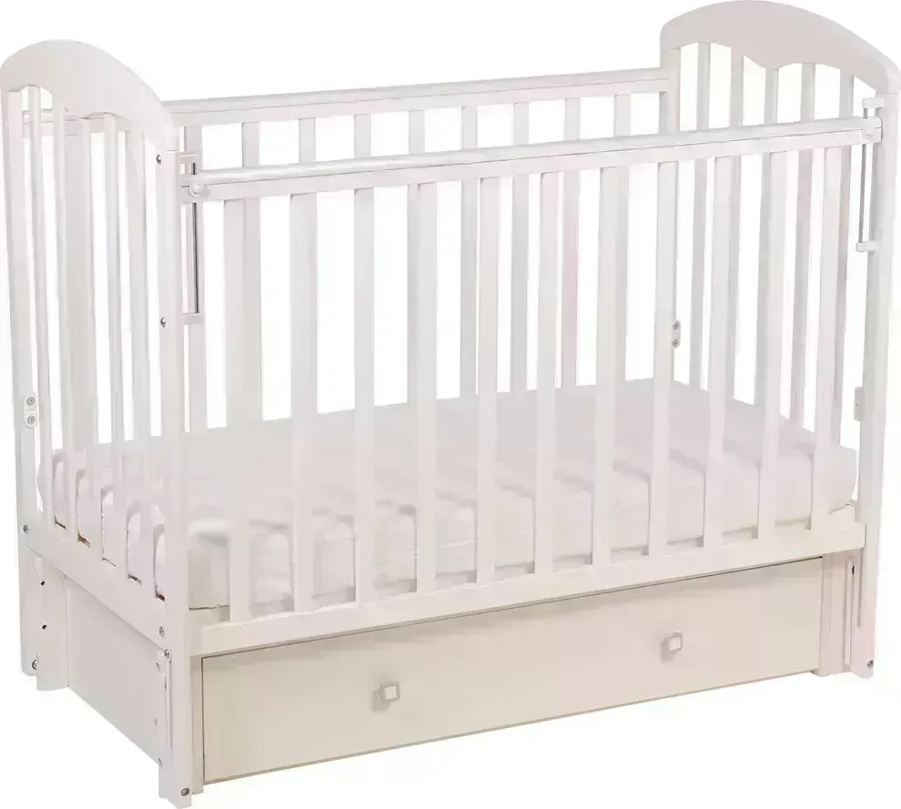 Кровать ФЕЯ детская 328 белый (1кор)