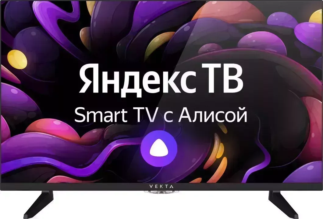 Телевизор VEKTA LD-43SU8921BS SMART TV Яндекс безрамочный TV UltraHD