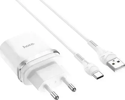 Зарядное устройство HOCO C12Q SMART QC3.0 + TYPE-C (белый) СЗУ