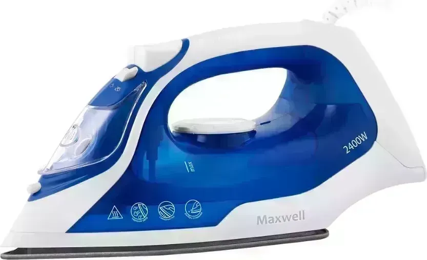 Утюг MAXWELL MW-3007 (MC) синий/белый