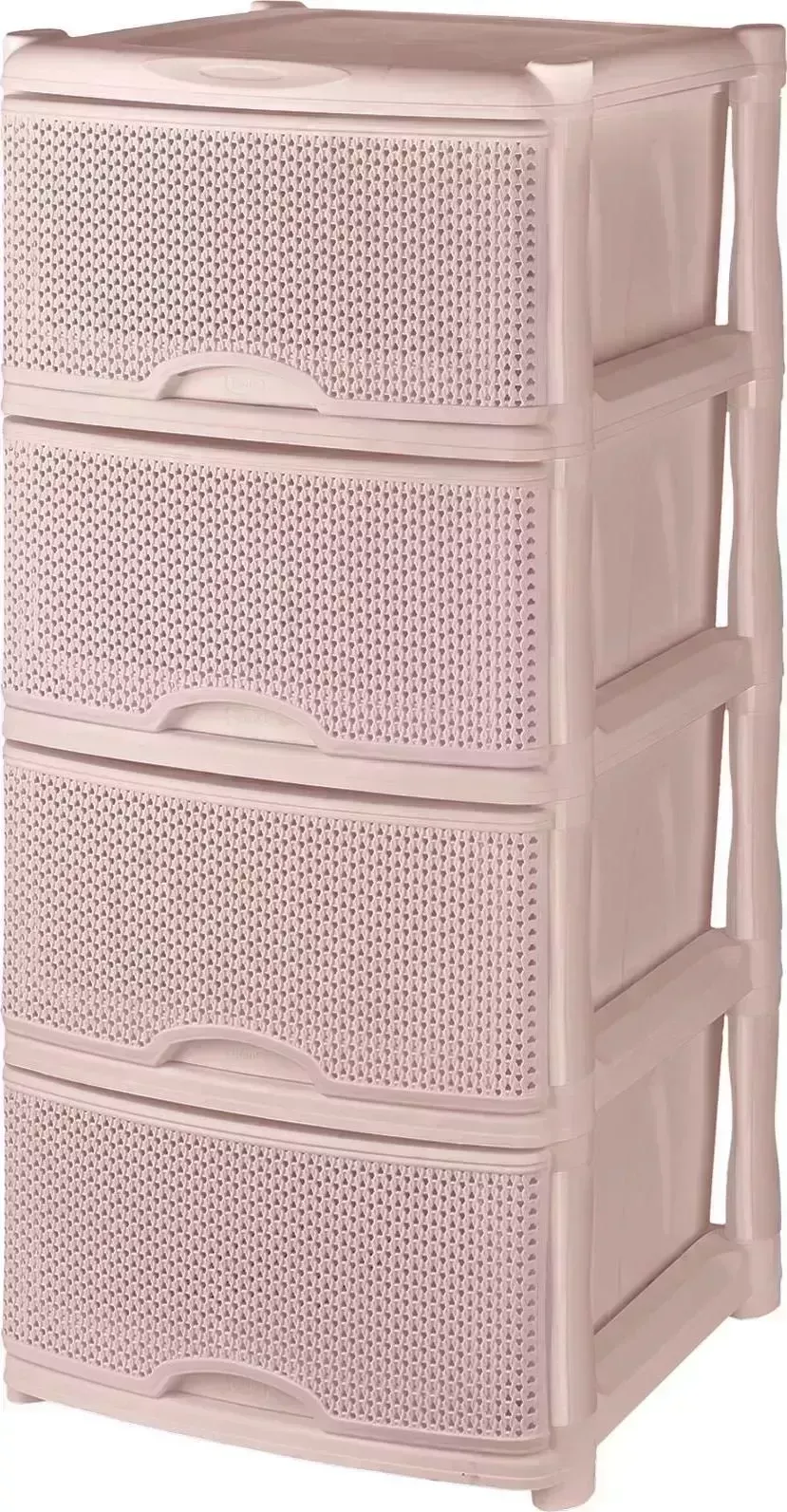 Комод KEEPLEX KL378412005 Ajur четырехсекционный 50х41,5х55,5см бежевый топаз