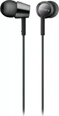 Наушники SONY MDR-EX15AP B Черные с микр.