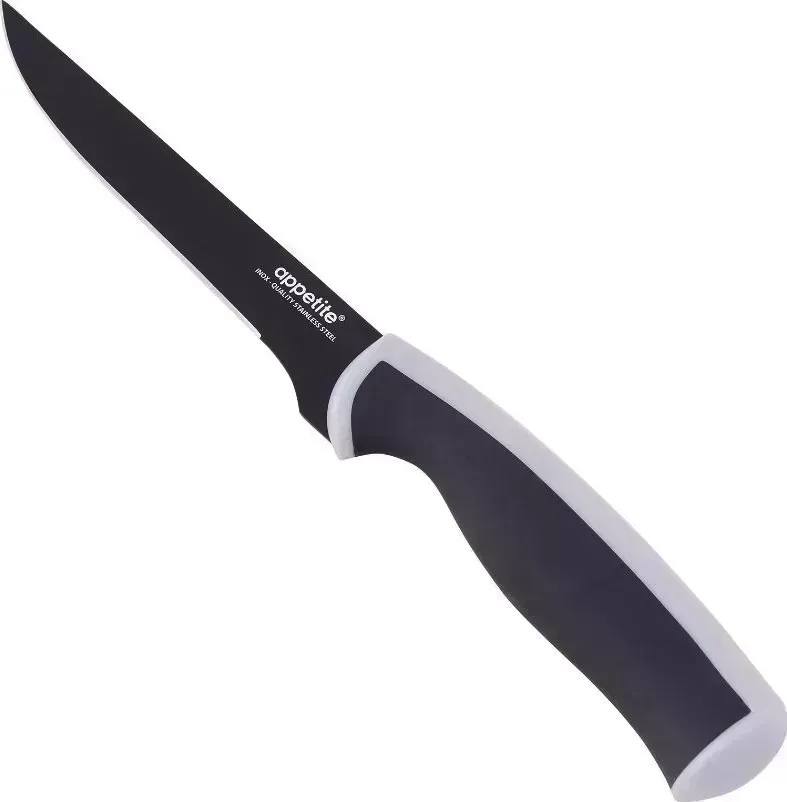 Нож APPETITE FLT-002B-3G нерж Эффект универс 15см серый