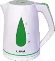 Чайник электрический LIRA LR 0104 бело-зеленый