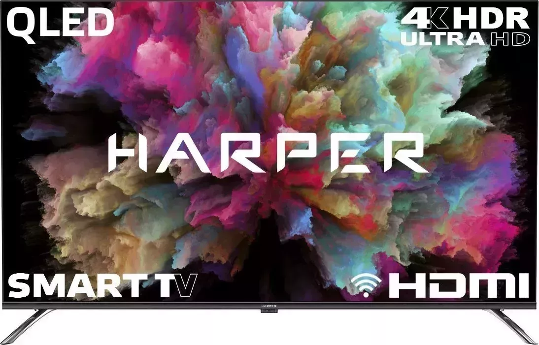 Телевизор HARPER 50Q850TS QLED-SMART Ultra Slim Безрамочный