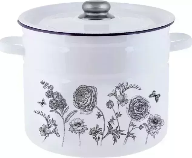 Кастрюля APPETITE 1с200с эмал цил JE TAIME 9,0л