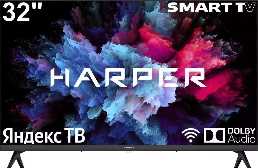 Телевизор HARPER 32R750TS SMART Яндекс Безрамочный