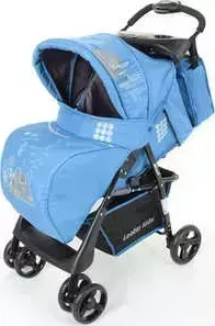 Коляска прогулочная Lider Kids B-110 (синий/серый) 12