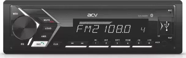 Автомагнитола ACV AVS-814BB голубой