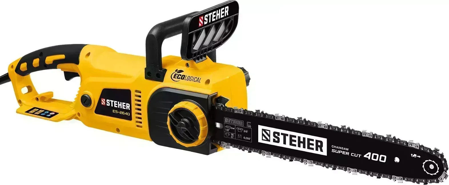 Электропила STEHER ES-2640 2600 Вт, 40 см шина, пила цепная электрическая