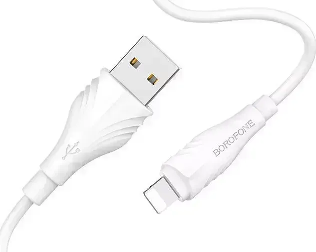 Кабель BOROFONE BX18 "Optimal" USB-8 Pin 2A 1М белый