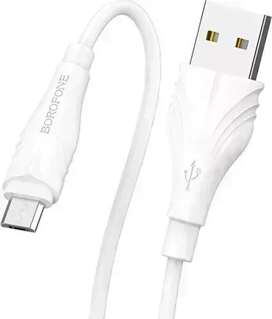 Кабель BOROFONE BX18 "Optimal" USB-microUSB 2A 1M белый