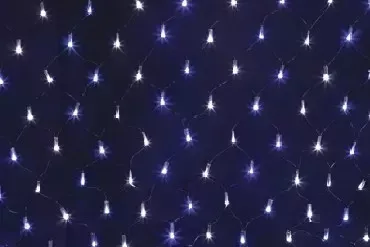 Гирлянда NEON-NIGHT (215-022) - сеть светодиодная 2х1,5м бело-синий Электрогирлянды -