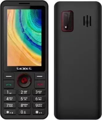 Мобильный телефон TEXET TM-321 чёрный-красный