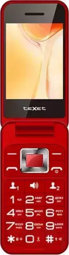 Мобильный телефон TEXET TM-B419 красный