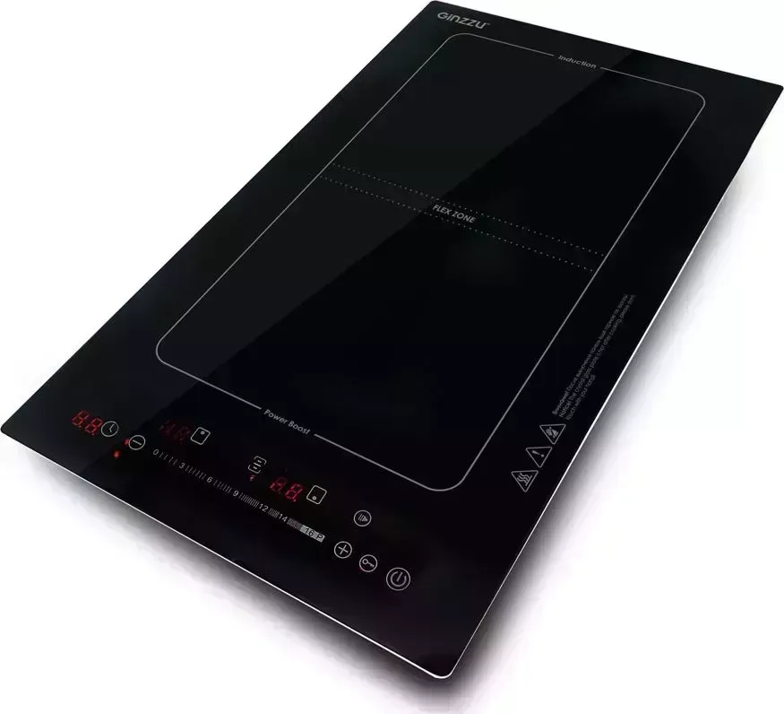 Панель варочная индукционная GINZZU HCI-255 индукция 2 конф черный Варочная 2