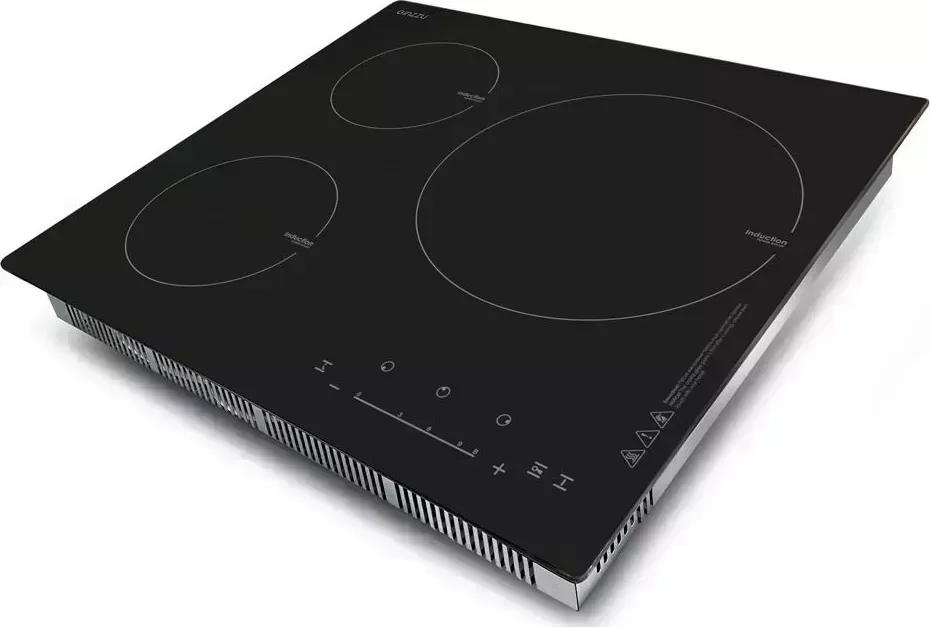 Панель варочная индукционная GINZZU HCI-371 индукция 3 конф. черный Варочная 3