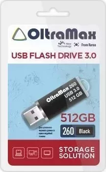 Флеш-накопитель OLTRAMAX OM-512GB-260-Black 3.0 USB флэш-накопитель USB