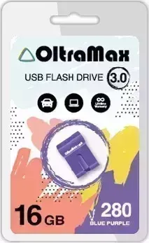 Флеш-накопитель OLTRAMAX OM-16GB-280-Blue Purple 3.0 флэш-накопитель