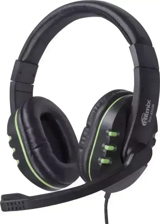 Наушники RITMIX RH-555M зеленый наушники