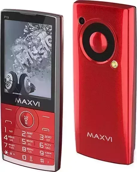 Мобильный телефон MAXVI P19 wine-red