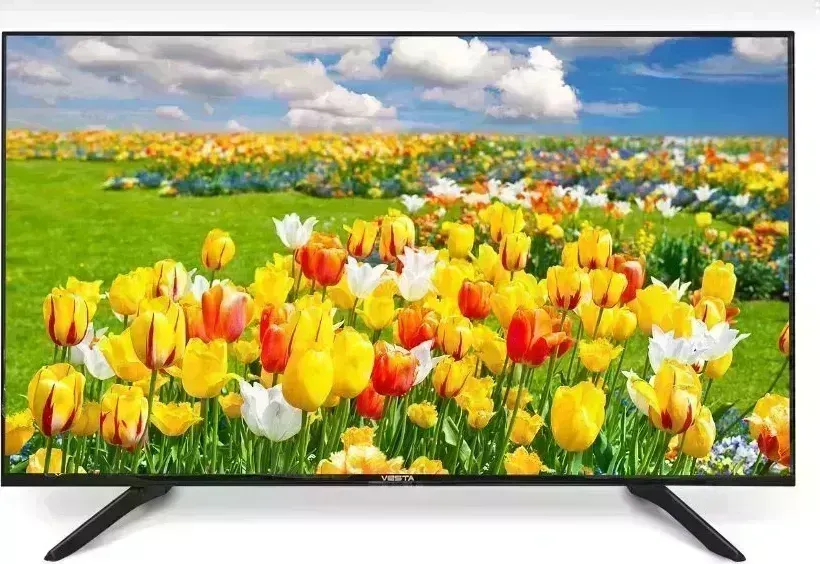 Телевизор VESTA TV 43V3400 черный SMART TV TV TV безрамочный