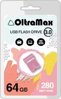 Флеш-накопитель OLTRAMAX OM-64GB-280-Misty Rose 3.0 флэш-накопитель
