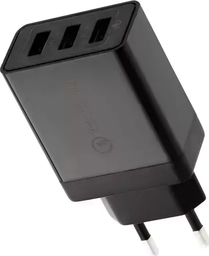 Сетевое зарядное устройство REXANT (18-2215) -переходник 3xUSB адаптер, 30W черное