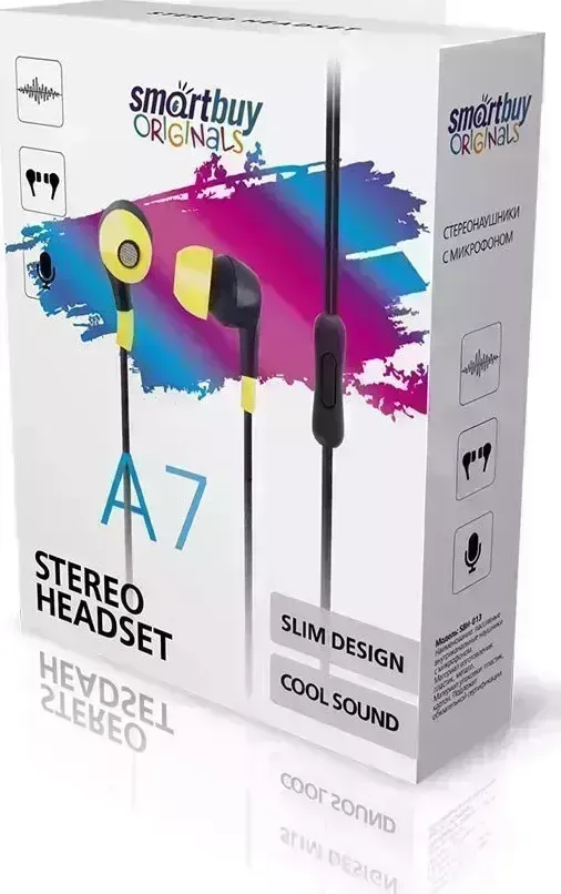 Гарнитура SMARTBUY (SBH-013) A7, черный