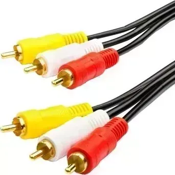 Кабель EXPLOYD EX-K-1402 3 RCA-3 RCA 2.0M чёрный