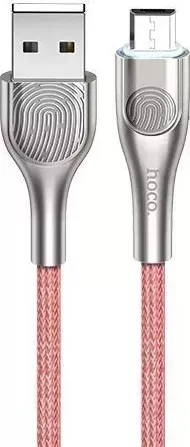 Кабель HOCO (6931474744906) X59 USB (m)-microUSB (m) 1.0 m - красный