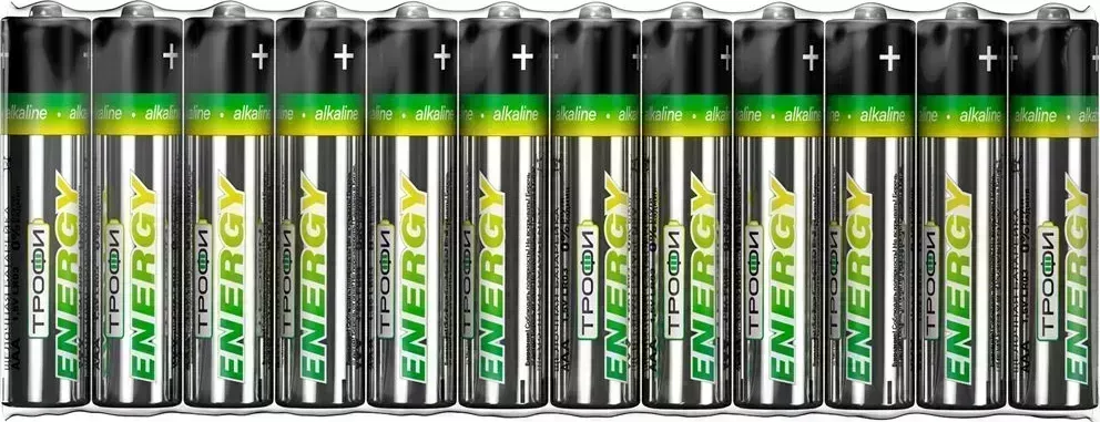 Батарейки ТРОФИ LR03-12S ENERGY Alkaline