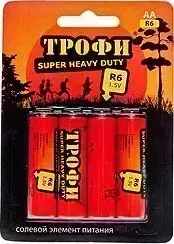 Батарейки ТРОФИ R6-4BL (40)