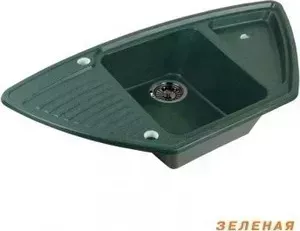 Мойка кухонная АКВАТОН Лория 94x19x53 см зеленая (1A715032LR120)