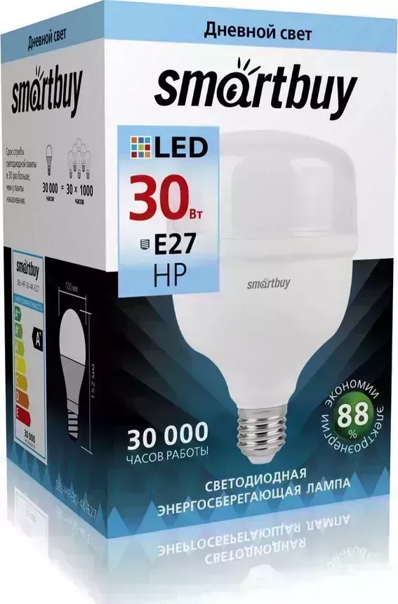 Лампа SMARTBUY (SBL-HP-30-4K-E27) HP-30W00/E27