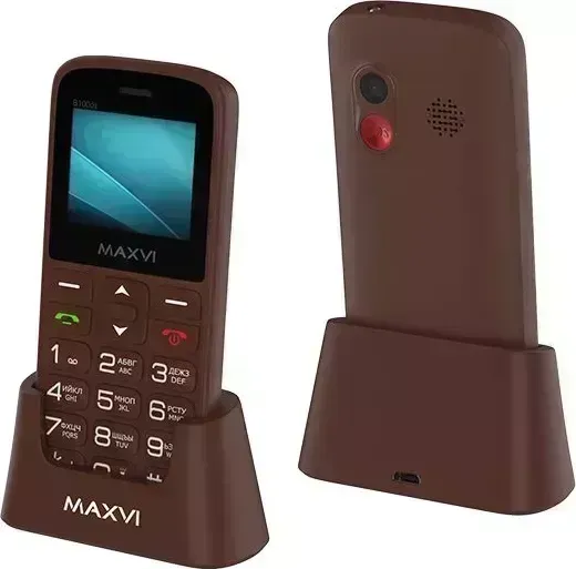 Мобильный телефон MAXVI B100ds brown
