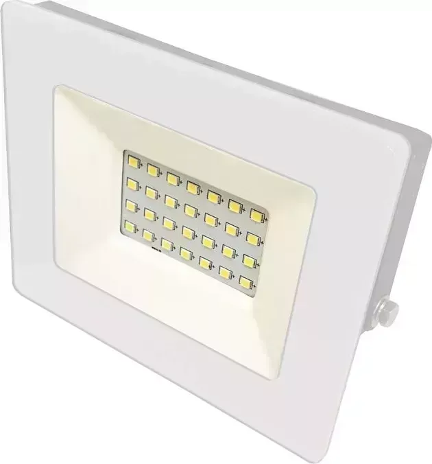 Светильник ULTRAFLASH LFL-2001 C01 белый ( SMD прожектор, 20 Вт, 230В, 6500К)