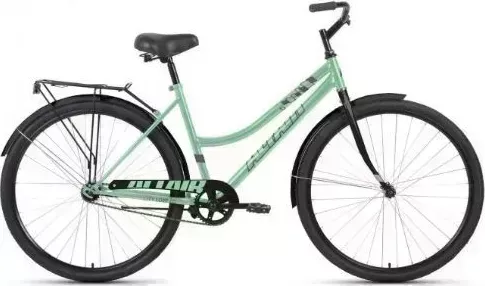 Велосипед ALTAIR CITY 28 LOW (28" 1 ск. рост. 19") 2022, мятный/черный, RBK22AL28025 28 1
