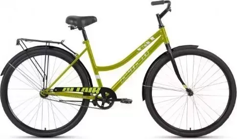 Велосипед ALTAIR CITY 28 LOW (28" 1 ск. рост. 19") 2022, зеленый/черный, RBK22AL28023 28 1
