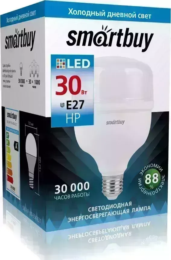 Лампа SMARTBUY (SBL-HP-30-65K-E27) HP-30W/6500/E27
