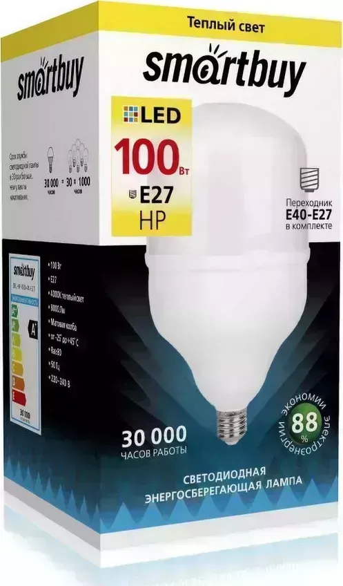 Лампа SMARTBUY (SBL-HP-100-4K-E27) HP-100W00/E27
