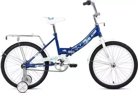 Велосипед ALTAIR CITY KIDS 20 COMPACT (20" 1 ск. рост. 13") 2022, синий, IBK22AL20032 20 1