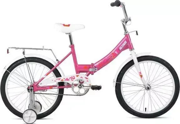 Велосипед ALTAIR CITY KIDS 20 COMPACT (20" 1 ск. рост. 13") 2022, розовый, IBK22AL20037 20 1