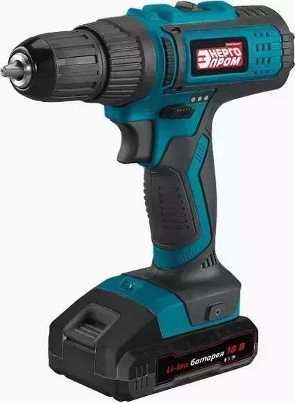 Дрель аккумуляторная ЭНЕРГОПРОМ HOME MASTER ДА-18/2 LI шуруповёрт 00-00010877